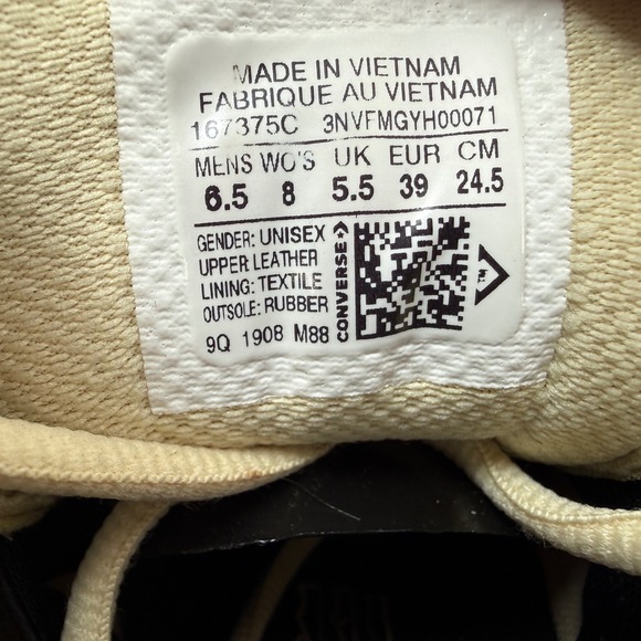 Tyler The Creator Golf Le Fleur x Converse Gianno Ox Biscotti Mens 6.5 Women's 8 - Picture 11 of 11